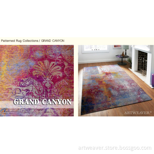Brightly Colored Bedroom Rug